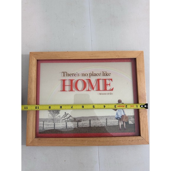 Hallmark Wizard Of Oz There's No Place Like Home Standing Framed Photo Art 11'x9 - Picture 7 of 11